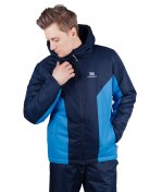 Куртка утепл мужская Nordski Base Black Iris/Blue, мемб 3000/3000