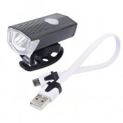 Фара передняя 300 LU, USB, 800mAh Rechargeable