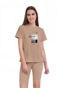Футболка женская Clever, LF22-200у-BRWN