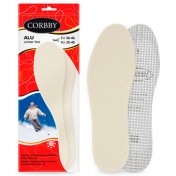 Стельки зимние Corbby Alu