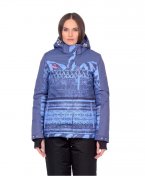 Куртка утепл женская Running Sport, R888/10-INDIGO Print